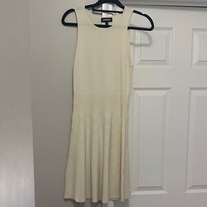 Express Ivory Sleeveless Mini Dress